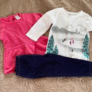 Carters 3 lot outfit